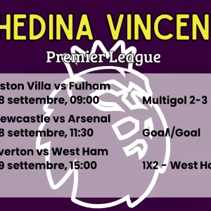 Schedina Vincente – Premier League 28-29 settembre 2025